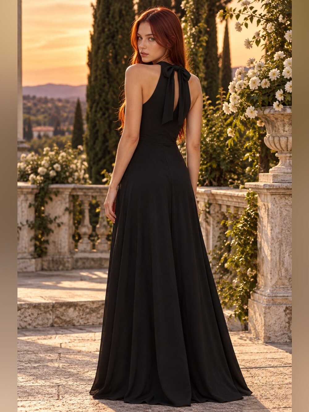 NWT Styleword Black Halter Maxi Dress – Size XXL Minimalist CC